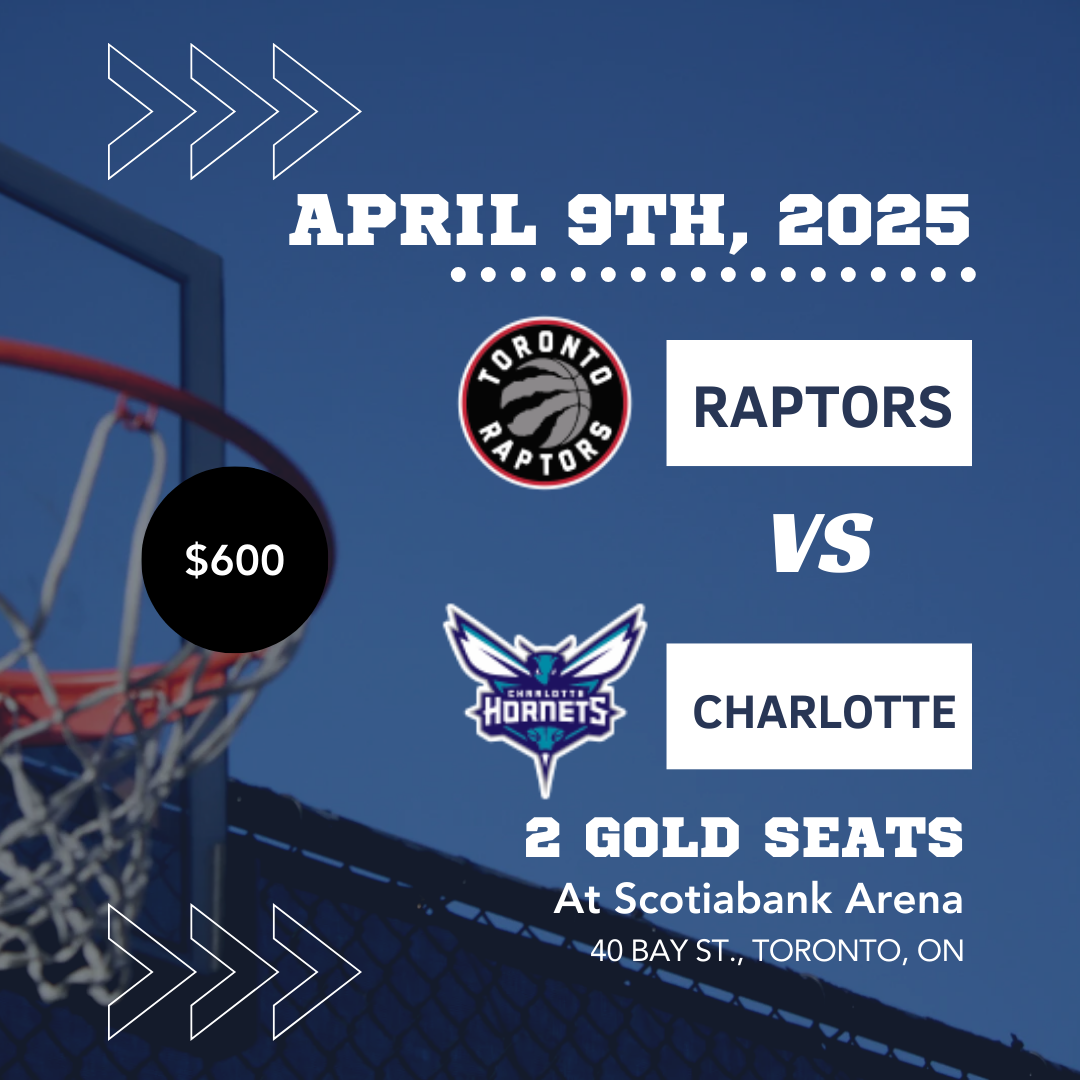 Charlotte Hornets @ Toronto Raptors - 2 Gold Seats