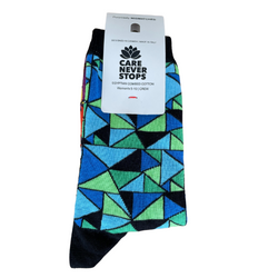 Image of Care Never Stops Patterned Socks