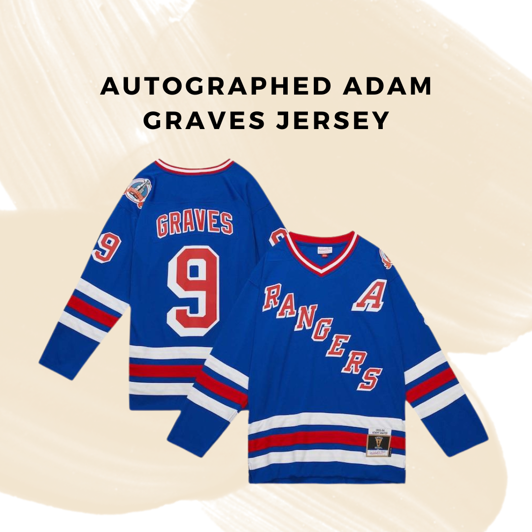 AUTOGRAPHED ADAM GRAVES JERSEY