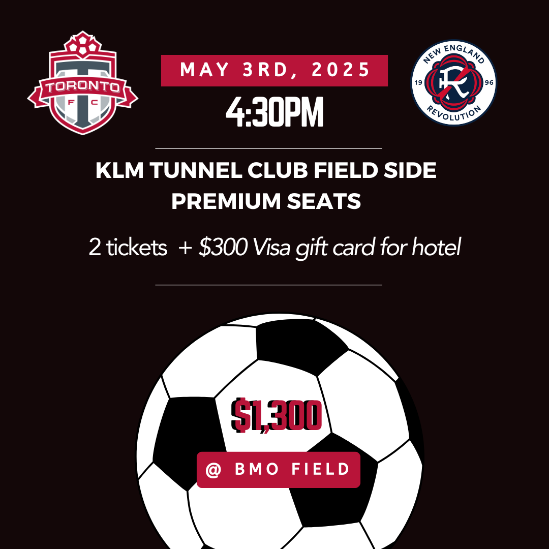 New England Revolution @ Toronto FC $300 Visa Gift Card for Hotel